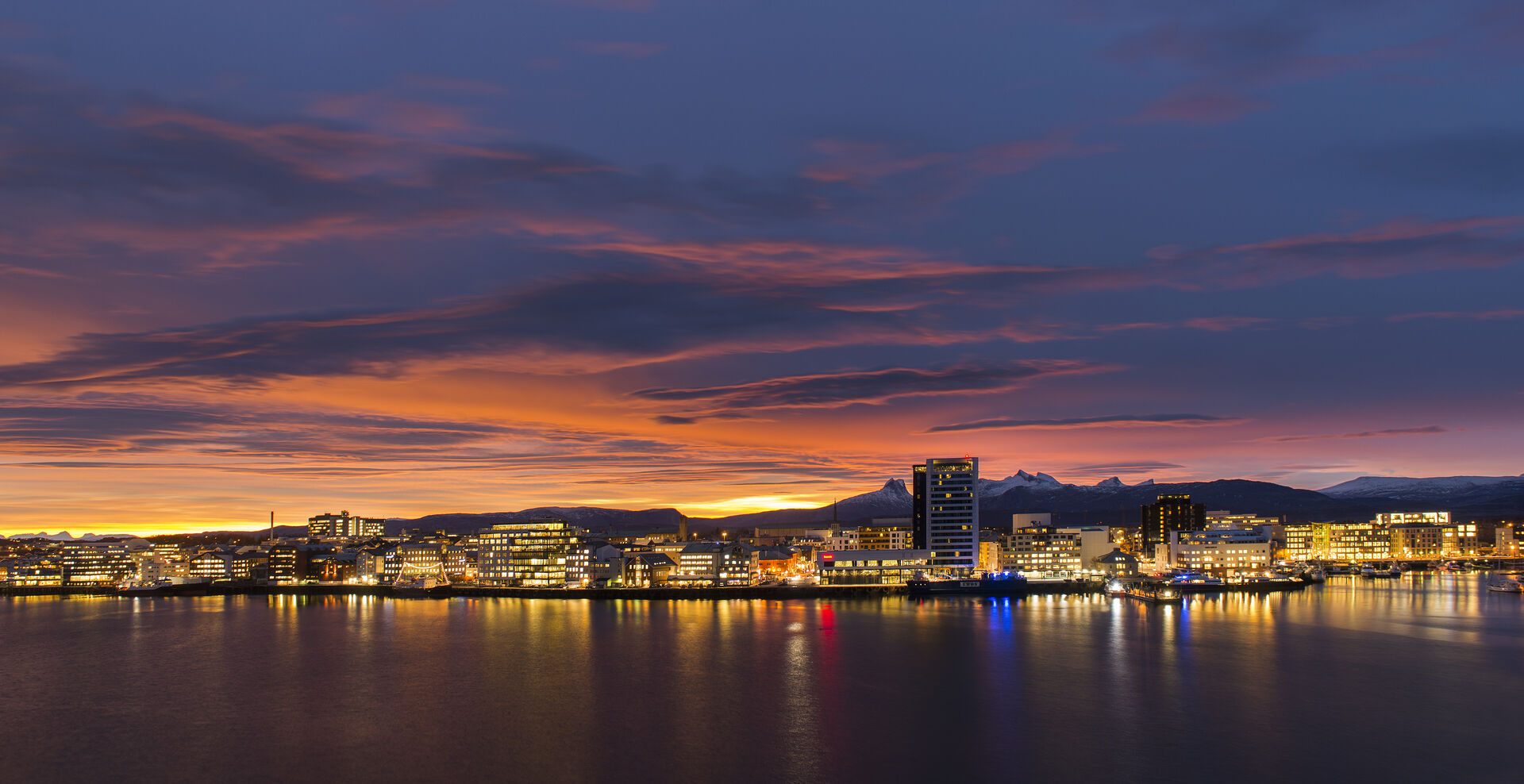 Panoramabilde av Bodø by 