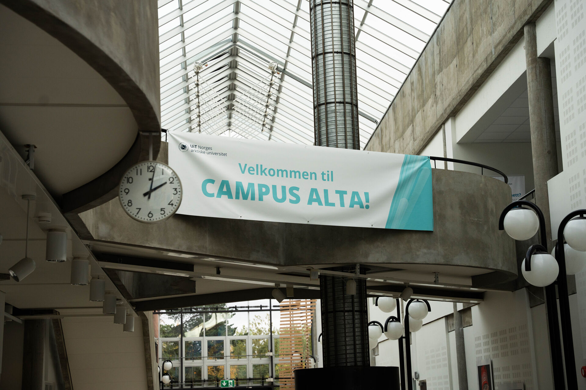 Inngangen til Norges Arktiske universitet Alta 