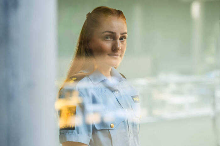 Portrait of police officer Gabriella